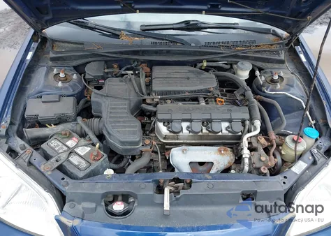 2003 Honda Civic Lx z USA, uszkodzony, nr VIN 2HGES16513H593796